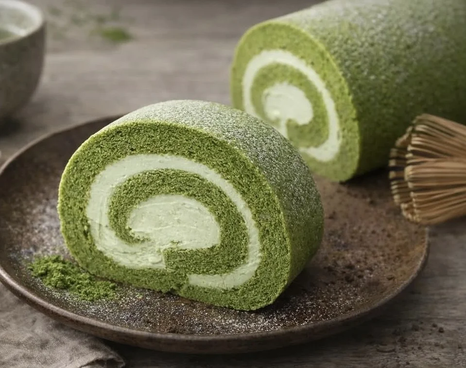 抹茶ロールケーキ